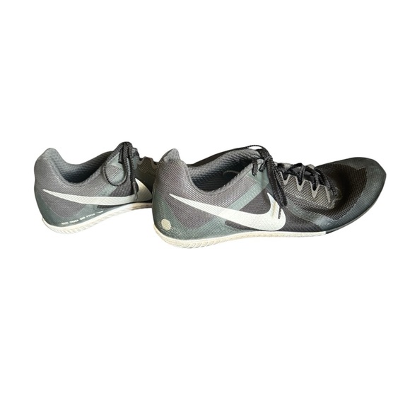 Nike Black and Green Rival Multi Athletic Cleats - Picture 2 of 7